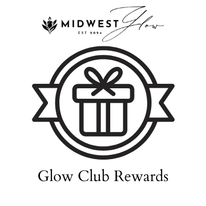 Logo to advertise the Midwest GLow "Glow Club" rewards program