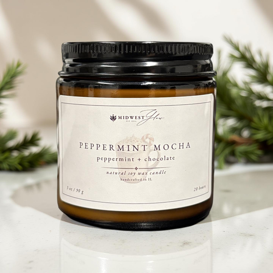 Peppermint Mocha Soy Candle