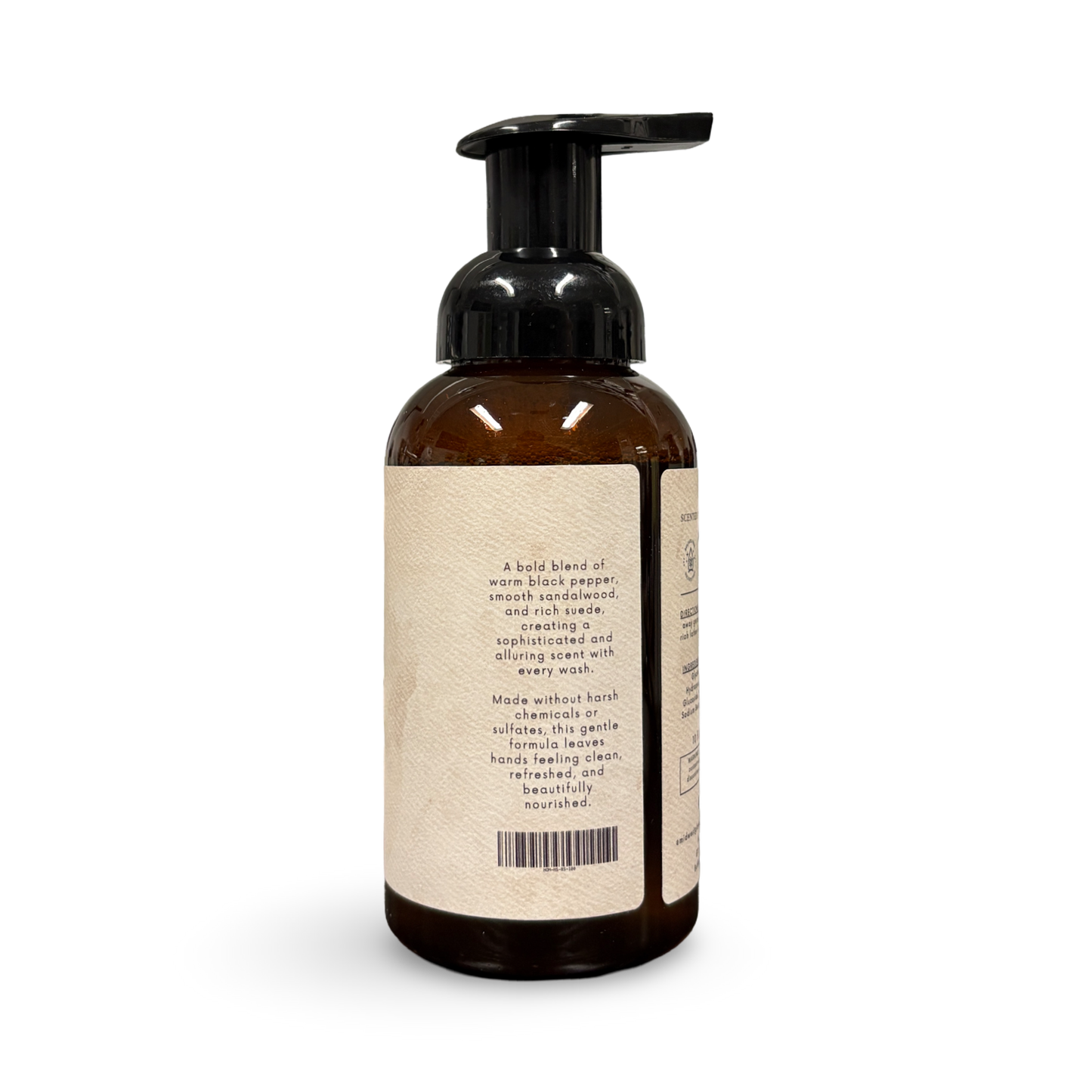 Black Suede - Sandalwood & Suede Luxury Foaming Hand Soap