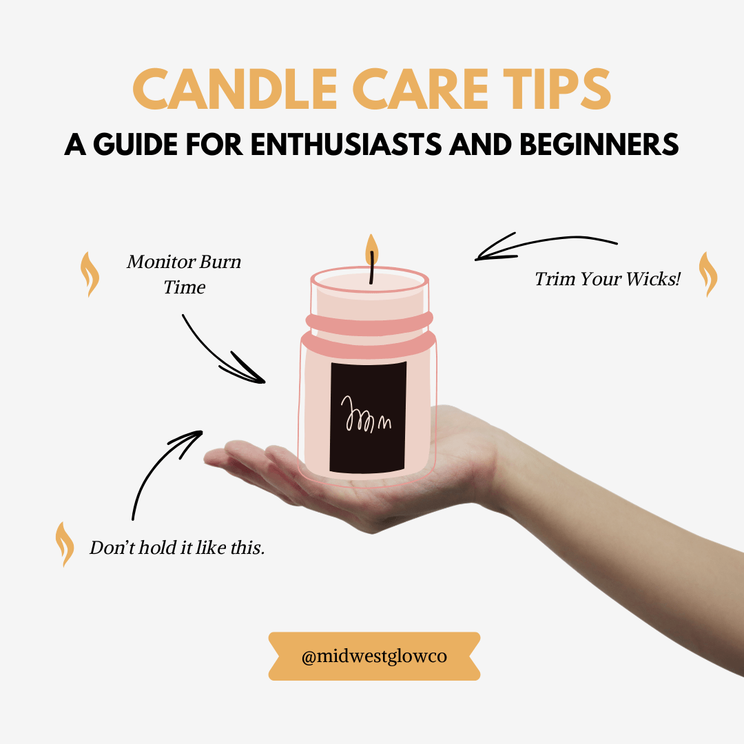 A hand holding out a candle with tips that drive the point of the article