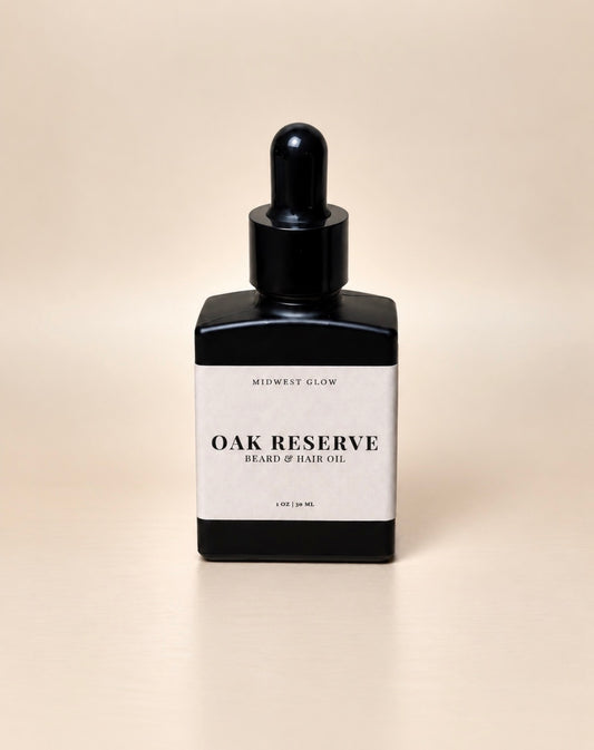 Oak Reserve - Oak, Vanilla and Sandalwood Scented Beard & Hair Oil