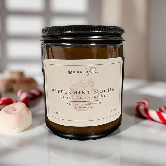 Peppermint Mocha Soy Candle
