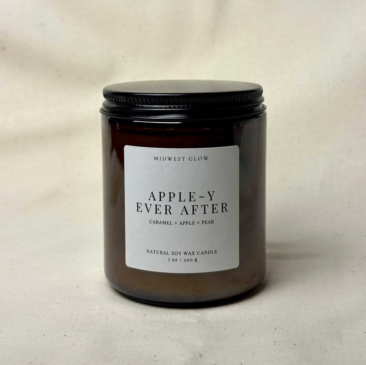 Appley Ever After - Caramel Apple and Pear Scented Soy Candle