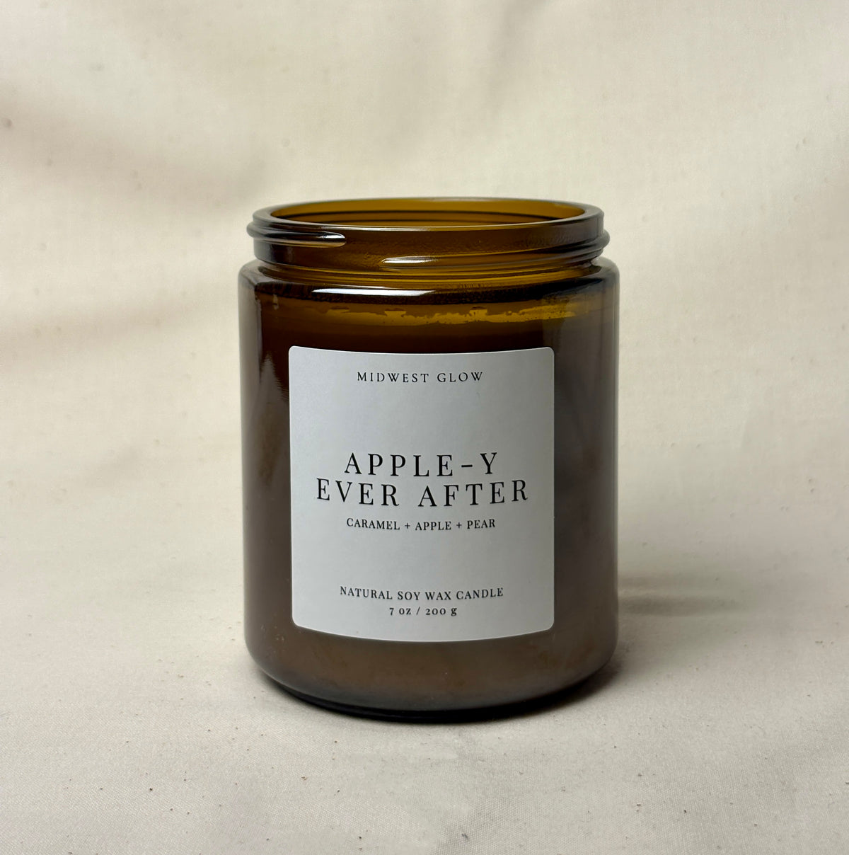 Appley Ever After - Caramel Apple and Pear Scented Soy Candle