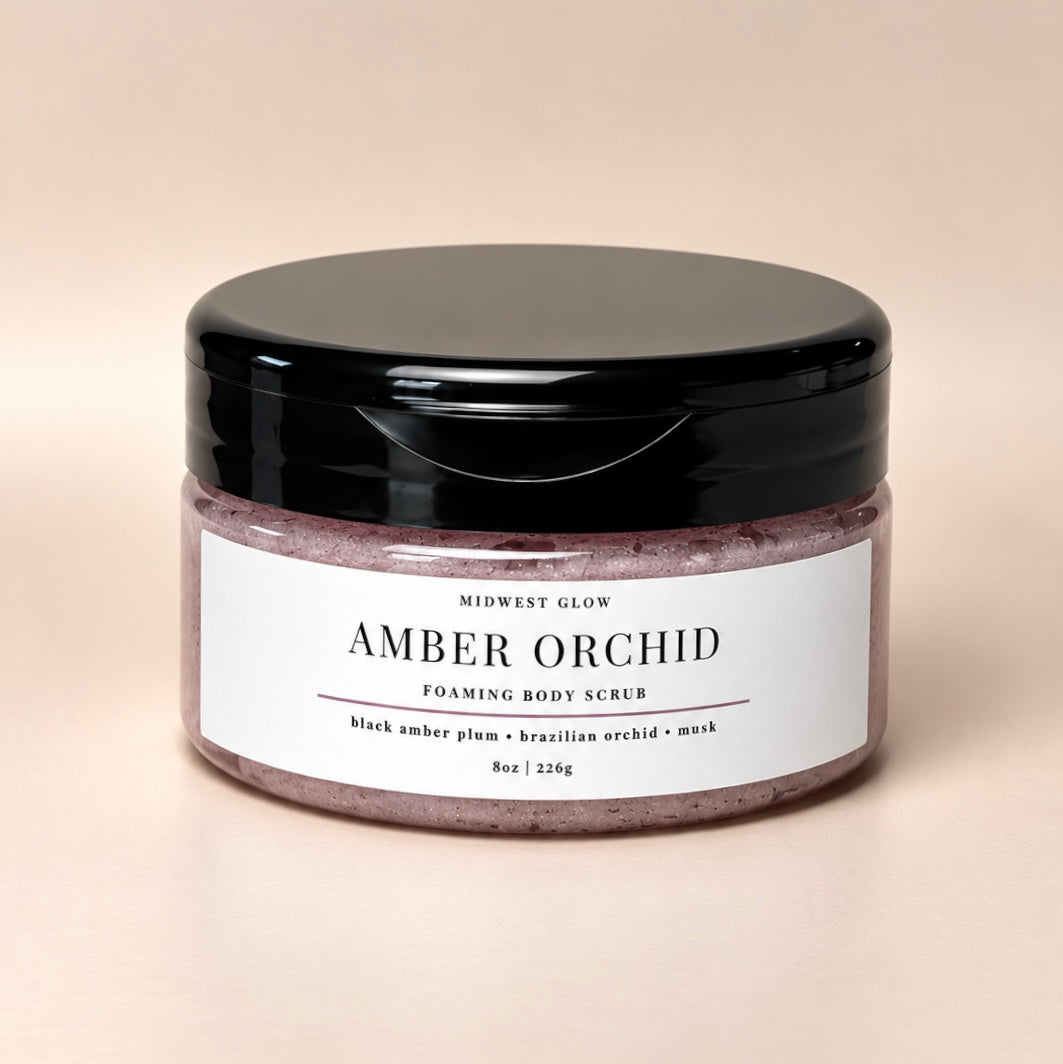 Amber Orchid - Emulsified Exfoliating Sugar Body Scrub