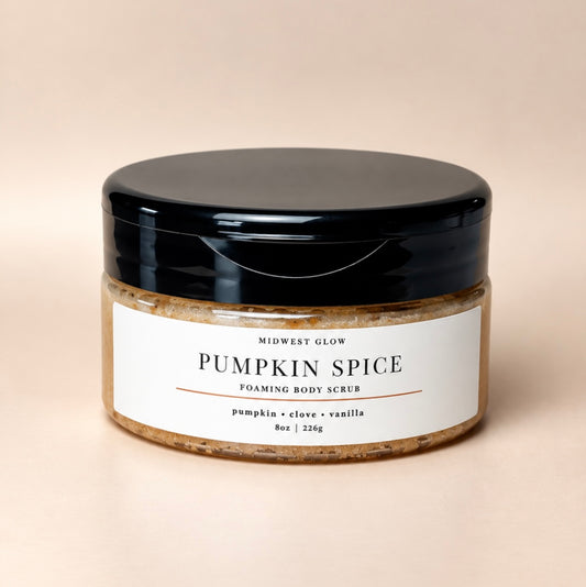 Pumpkin Spice - Pumpkin Spice and Buttercream Emulsified Foaming Exfoliating Body Scrub