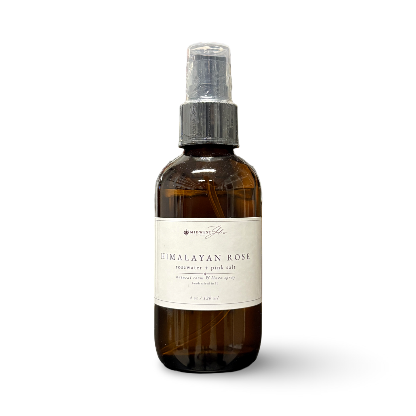 Himalayan Rose spray bottle on a white background