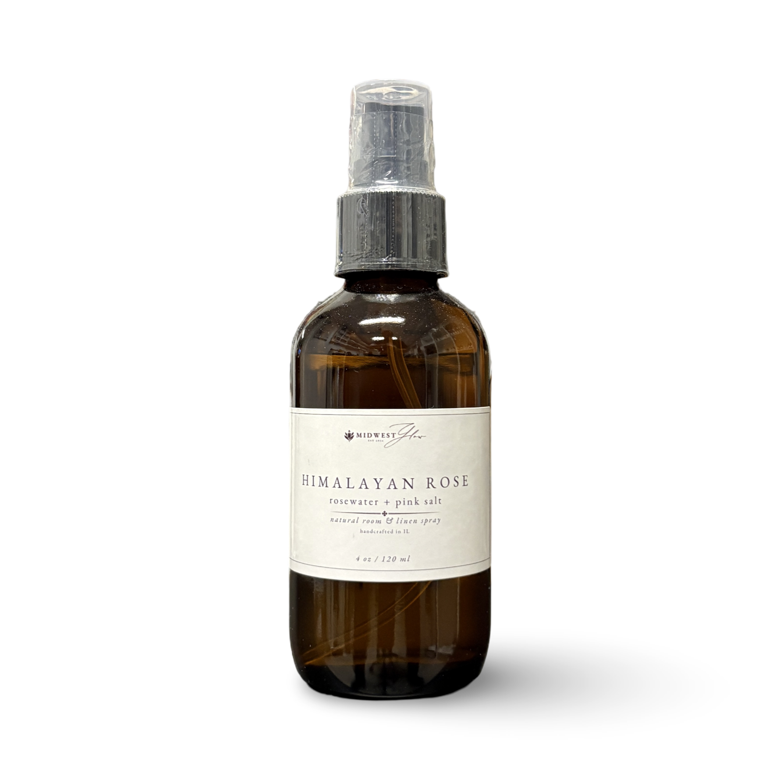 Himalayan Rose spray bottle on a white background
