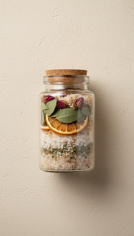 Botanical Mineral Bath Soak with Rose Petals